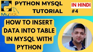 How to Insert Data into Table in MySQL Python || Python MySQL Tutorial in Hindi #4