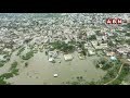 exclusive drone visuals మునిగిన warangalని ఇలా చూసారా warangal city after heavy rain floods