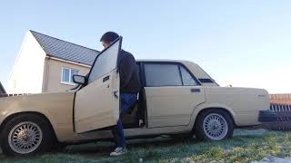 Lada 2107 FROZEN COLD START IN SCOTLAND