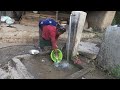 Nepali village || Cooking greens and meat vegetables in the village