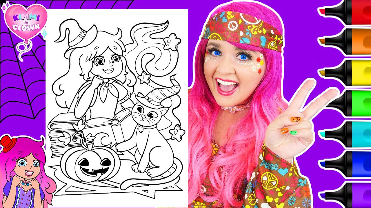 Kimmi The Clown Coloring Pages Free 2025