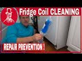 how to clean under refrigerator coils : prevent fridge from not cooling