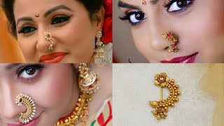 Maharashtrian Nath Designs with Price |Latest Nath Designs 2024 | Marathi nose pin | Gold Nose Pin