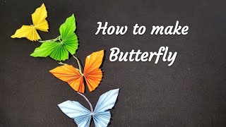 Easy craft: How to make paper butterflies