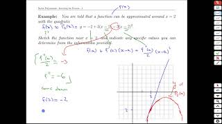 Unit 6-8 Taylor Polynomials - Inverting the Process - MATH 121