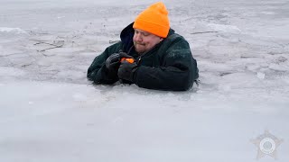 HCSO Practicing Ice Safety