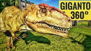 360 VR Dino 🦖 Giganto dinosaur Jurassic World Virtual Reality Giganotosaur 4K