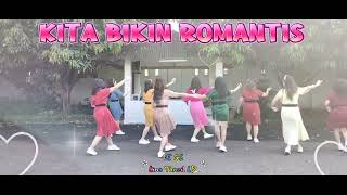 Kita Bikin Romantis Line Dance (Demo : Lina Tanzil & Friends 1E GS) - 200424