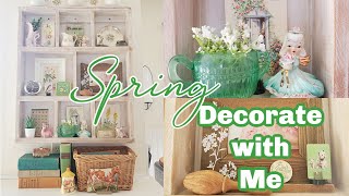 Spring Decorate With Me 2021 | Spring Decor Idea's | Cottage Farmhouse Spring Decorating Idea's