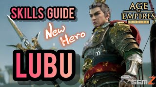 NEW HERO LuBu Best Skills and Formation AOEM - Age of Empires Mobile GemZ LuBu