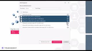 Combining Minecraft Revenue from Web Sources using Altair Monarch