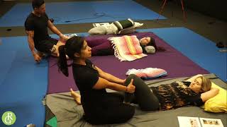 Hips & Leg Work from Intro to Thai Massage with Kristen Lumsden Austin, Texas Thai Massage Training