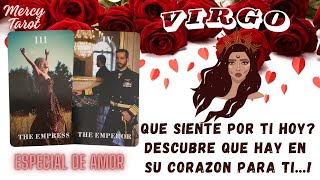 ♥️Virgo♍️ENTRAMOS EN SU CORAZÓN! QUE SIENTE POR TI HOY TU PERSONA ESPECIAL? #virgo #hoy #tarot