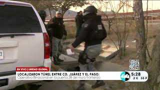 Localizaron túnel entre Cd Juárez y El Paso