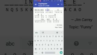 Cryptogram Puzzle #41 Android Quote Answer