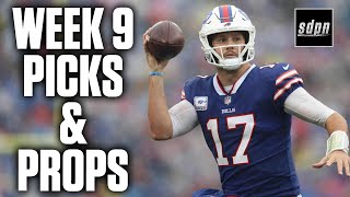 NFL Week 9 Picks Updates, Props and Best Bets | Drew & Stew