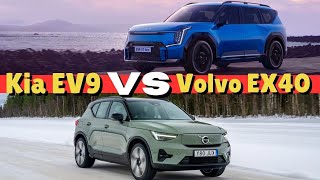 2025 Kia EV9 Standard Range, RWD VS Volvo EX40 Single Motor Extended Range, RWD