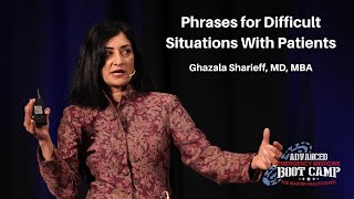 Phrases for Difficult Situations With Patients | The Advanced EM Boot Camp Course