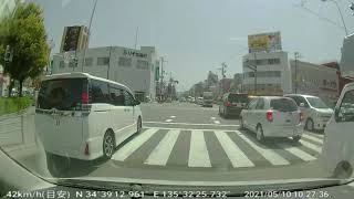 大阪府大阪市生野区鶴橋駅～２輪館、イエローハット　2021.5.10