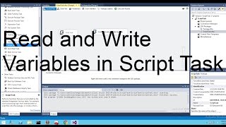 SSIS Script Task Read And Write Variables - 2