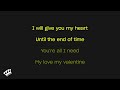 jim brickman martina mcbride valentine karaoke version