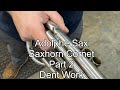 Adolphe Saxhorn Cornet Part 2- Dent Work, band instrument repair, Wes Lee Music Repair