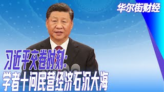 习近平交卷时刻：学者十问民营经济石沉大海｜#华尔街财经