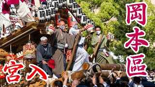 令和4年 本住吉神社 岡本區 宮入