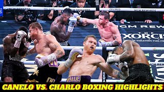 Canelo Álvarez  (Mexico) Vs. Jermell Charlo (USA) Boxing Highlights.