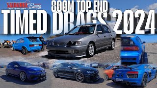 SALDANHA 800M TOP END TIMED DRAGS 7TH DECEMBER 2024 | the quality of cars is totally insanity! 🤯