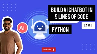 AI ChatBot in 5 lines Python Code in Tamil