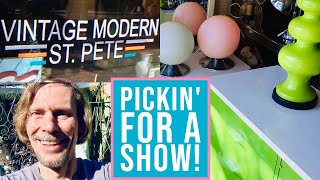 Antique Show Prep in Florida! | Picking Through Vintage Modern Treasures