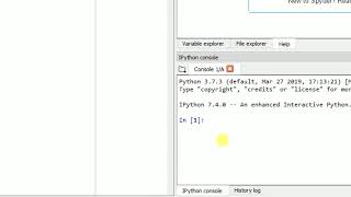 Hello World python program (spyder, anaconda) || Learn first Python Code || simple python code.