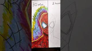 Drawing spider-man🕷️ part 1✨ #shorts #trending #trend #drawing #art