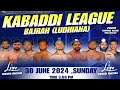 🔴[LIVE] Bajra (Ludhiana) Kabaddi Tournament | 30 June 2024