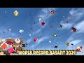 PINDI BASANT world record 2024 | 12 Tawa 6 tawa 250+ kites | Big Kiye Flying On Basant