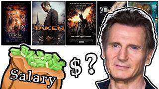 💰 Liam Neeson Salary for Every Movie | Hits & Flops - Data Cards