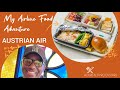 Airline Food Review. Austrian Air. Dinner. #travel #subscribe #hospitality