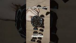 Black ribbon tutorial #subscribe #diy #bouquet #craft #flowerbouquet #ribbonroses