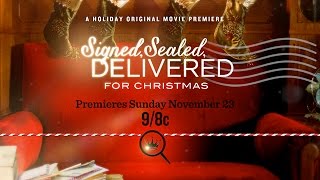 Signed Sealed Delivered for Christmas - Stars Eric Mabius and Kristin Booth