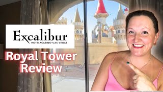 Royal Tower Room Review ( 2024 Update) Two Queen Bed - Excalibur Hotel \u0026 Casino Las Vegas