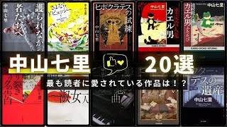 【中山七里 - 作品20選！】中山七里さんの人気小説ランキングTOP20を紹介📚 |　さよならドビュッシー、贖罪の奏鳴曲、嗤う淑女、連続殺人鬼カエル男、テミスの剣、ヒポクラテスの憂鬱など！