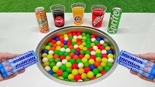 Mini Plastic Balls pit VS Coca Cola !!! Fanta, Mtn Dew, Yedigün, Sprite and Popular Sodas & Mentos