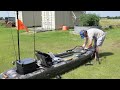 i tried rigging an inflatable fishing kayak for the first time...