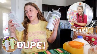 I Found a CHEAPER Stanley 40oz Quencher DUPE! + a Small Business Haul...that went wrong lol oops