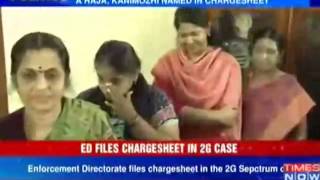 2G scam Karunanidhi s wife Kanimozhi Raja named in ED s char