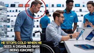 Undercover CEO Visits His Store. He Stops Cold When He Sees a Disabled Man Being Ignored