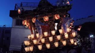 2022秩父川瀬祭 東町屋台 団子坂引き上げ