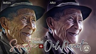 Tutorial photoshop smudge and oil paint