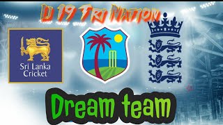 WI-U19 vs  SL-U19 #Trination U-19 #T20 #Dream Team